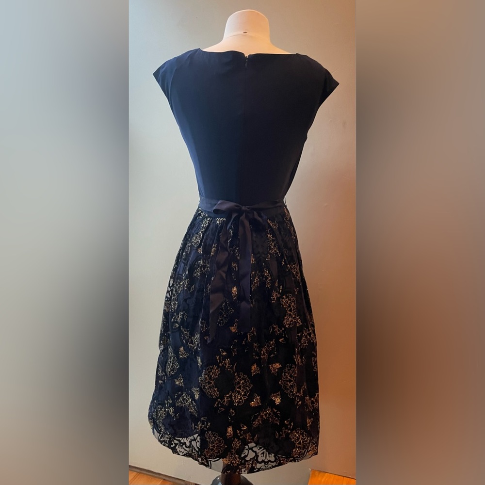 SLNY Formal Dress Navy - Picture 2 of 8